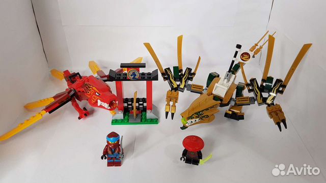 Lego Ninjago 70666 71701 драконы