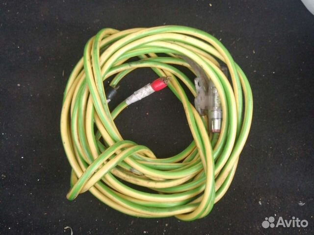 Провода пв3 25, обжаты с предохранительной колбой