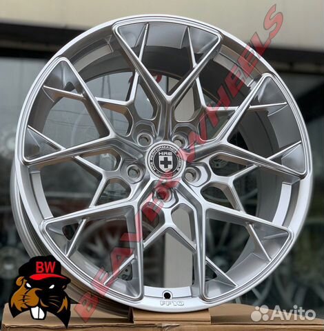 Диски R19 5x108 HRE FF10 High Silver