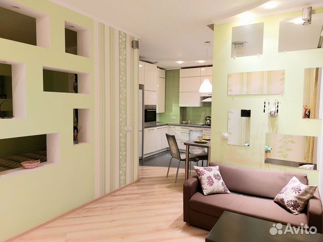 

Квартира-студия, 41 м², 2 кровати