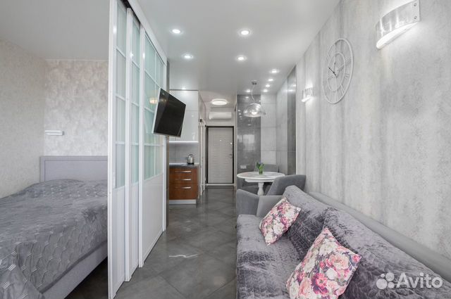 

Квартира-студия, 32 м², 2 кровати