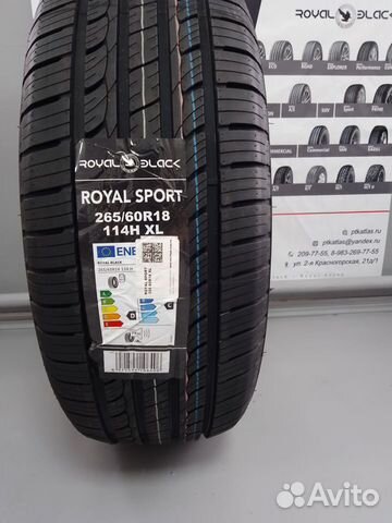 Royal Black Royal Sport 265/60 R18 114H