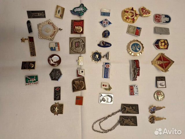 Значки СССР. Ленин, Чайковский, Сочи