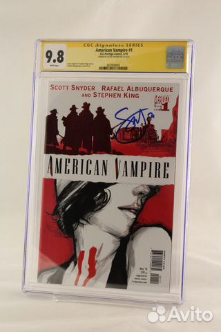 American Vampire #1 CGC с автографом С. Снайдера