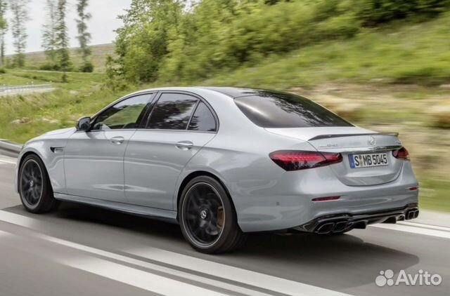 Диффузор 63 AMG черный на W213 рестайлинг