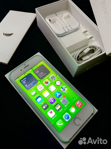 iPhone 6s Silver 16gb Полный комплект