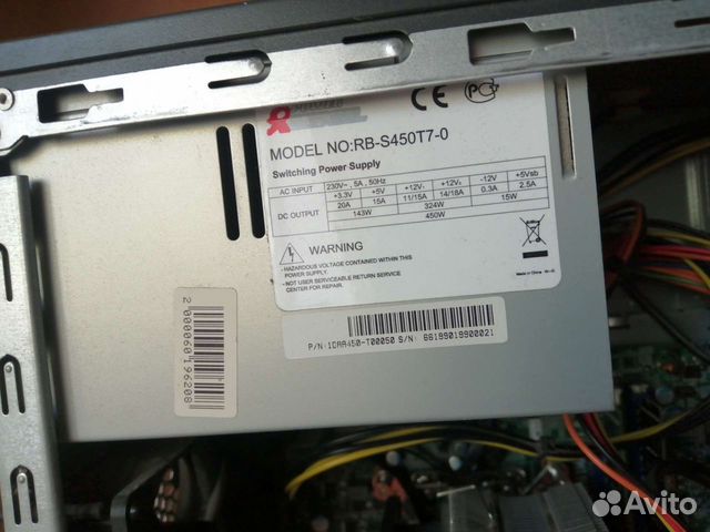Пк i7-3770/16Gb/1050Ti/SSD-240Gb