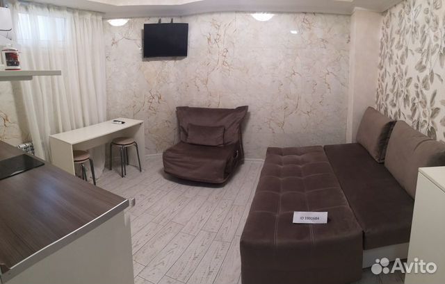 

Квартира-студия, 19,8 м², 2 кровати
