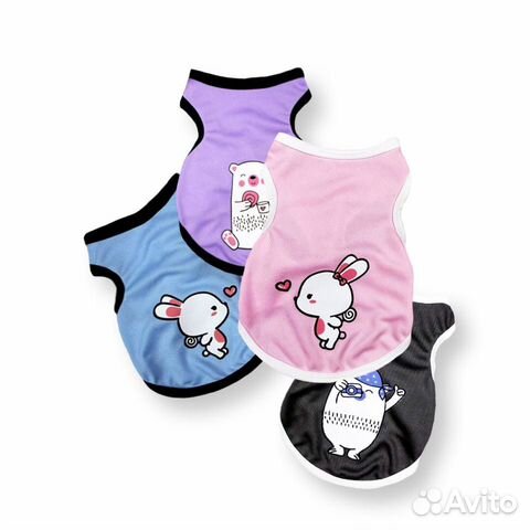 Майки для собак и кошек разные цвета
