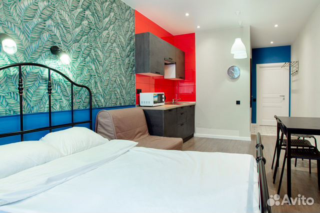 

Квартира-студия, 16 м², 2 кровати