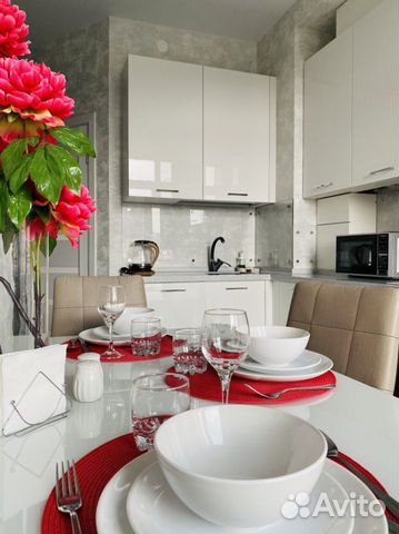 

1-к. квартира, 38 м², 2 кровати
