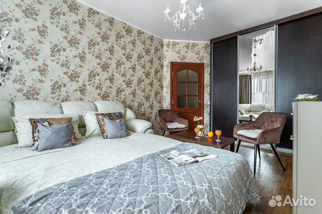 

1-к. квартира, 40 м², 2 кровати