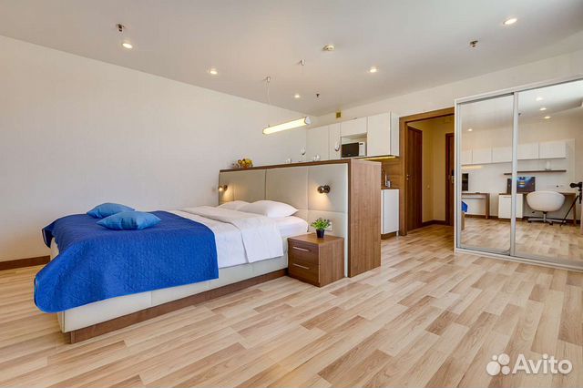 

Квартира-студия, 36 м², 1 кровать