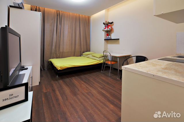 

Квартира-студия, 18 м², 1 кровать