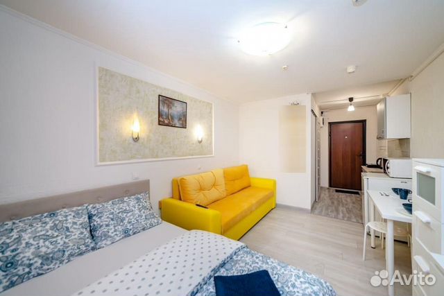 

Квартира-студия, 30 м², 2 кровати