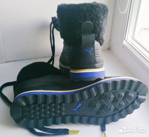Кроссовки кеды кожа Puma утепл. 38 39 40 р. новые