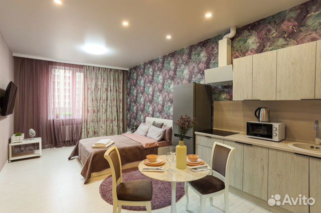 

Квартира-студия, 30 м², 1 кровать
