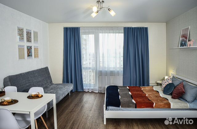 

Квартира-студия, 34 м², 2 кровати
