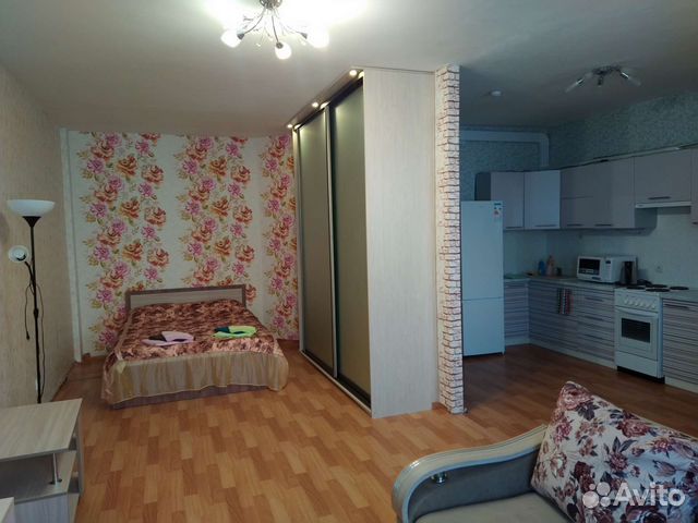

Квартира-студия, 45 м², 1 кровать