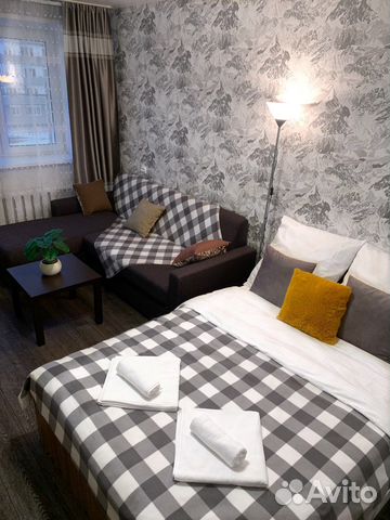 

1-к. квартира, 30 м², 2 кровати