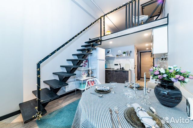 

Квартира-студия, 30 м², 2 кровати