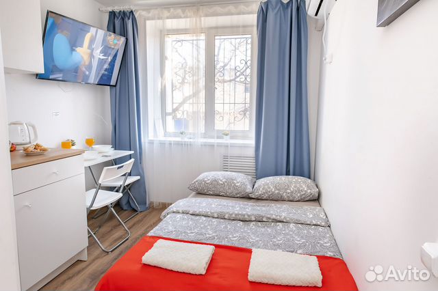 

Квартира-студия, 10 м², 1 кровать