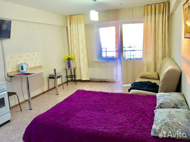 

Квартира-студия, 40 м², 2 кровати