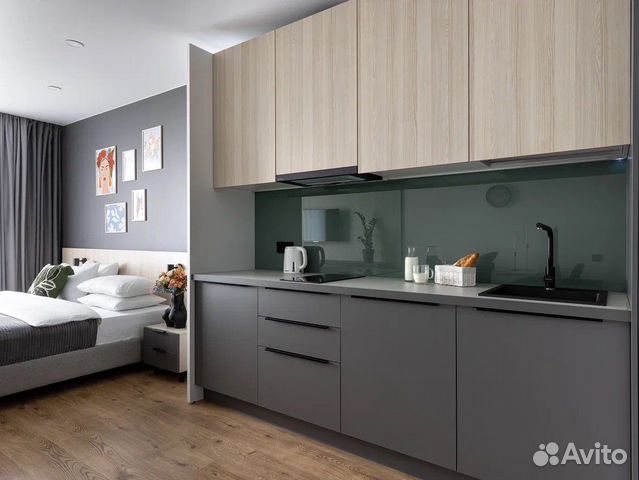 

Квартира-студия, 31 м², 2 кровати