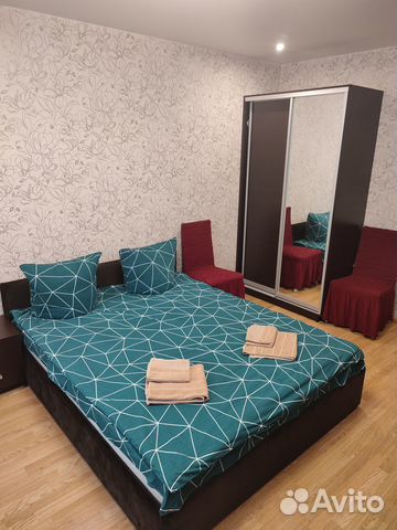 

1-к. квартира, 42 м², 3 кровати