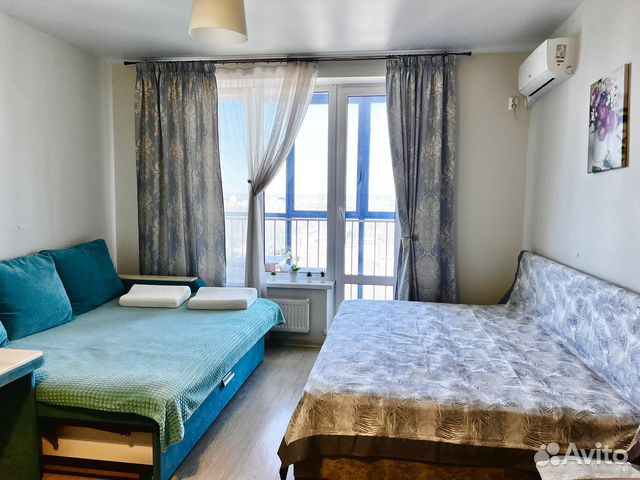 

Квартира-студия, 35 м², 2 кровати