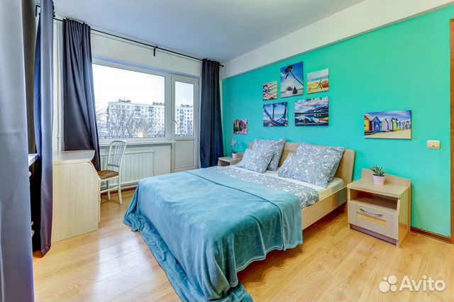 

1-к. квартира, 41,7 м², 2 кровати