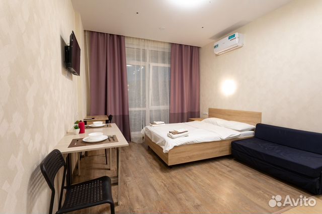 

Квартира-студия, 28 м², 1 кровать