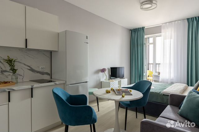 

Квартира-студия, 30 м², 2 кровати