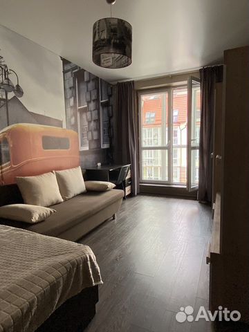 

1-к. квартира, 38 м², 2 кровати