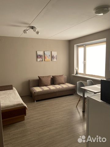 

Квартира-студия, 27 м², 2 кровати