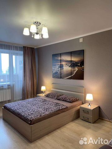 

1-к. квартира, 45 м², 2 кровати