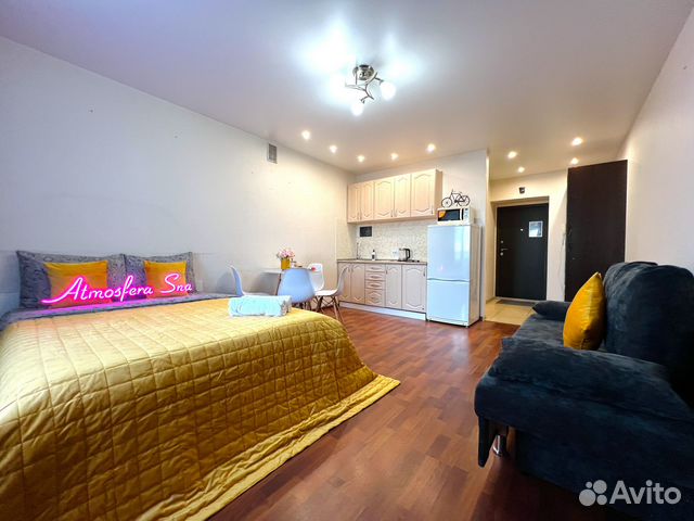 

Квартира-студия, 30 м², 2 кровати