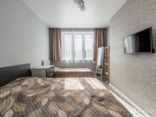 

1-к. квартира, 34,6 м², 2 кровати