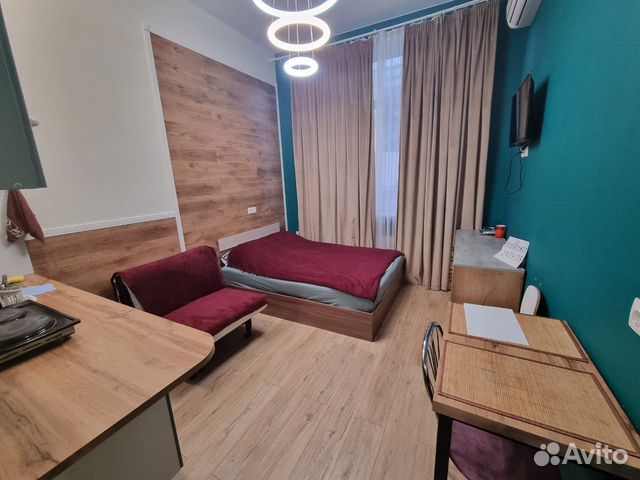 

Квартира-студия, 25 м², 2 кровати