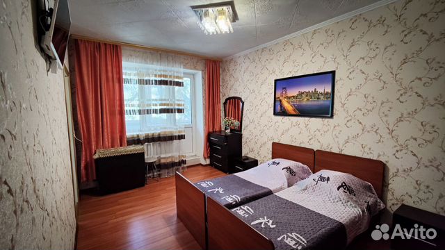 

1-к. квартира, 29 м², 3 кровати