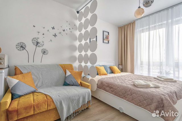 

Квартира-студия, 24 м², 2 кровати