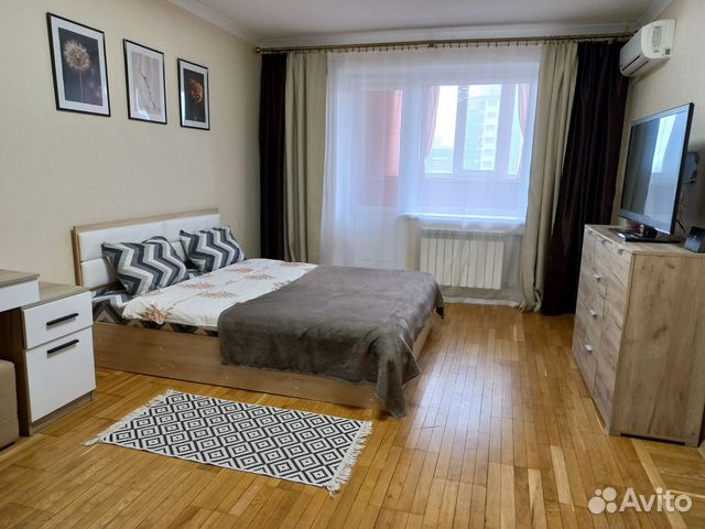 

1-к. квартира, 40 м², 2 кровати