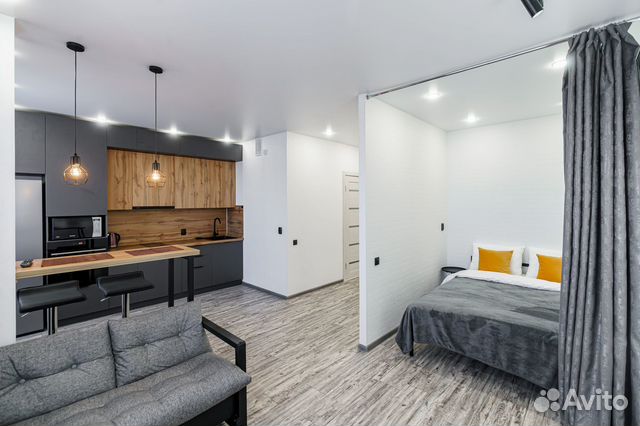 

Квартира-студия, 38 м², 1 кровать