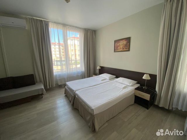 

Квартира-студия, 27 м², 2 кровати