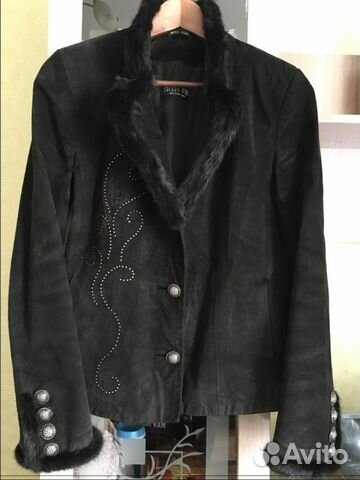 Замшевая итальянская куртка р.44-46 Замшевая итальянская куртка р.44-46