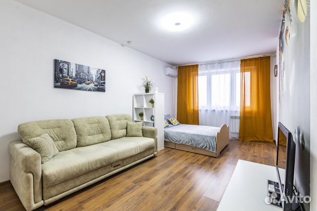 

1-к. квартира, 44 м², 3 кровати