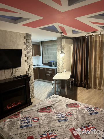 

Квартира-студия, 33 м², 1 кровать