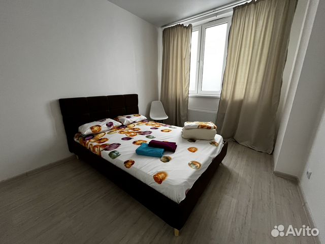 

1-к. квартира, 38 м², 2 кровати