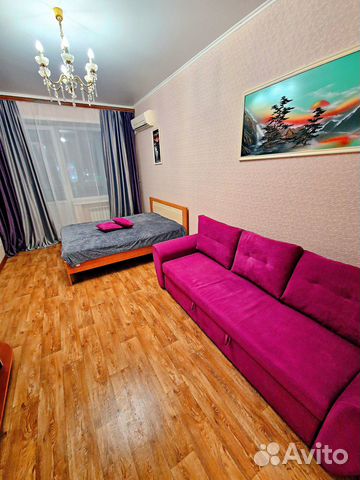 

1-к. квартира, 55 м², 3 кровати