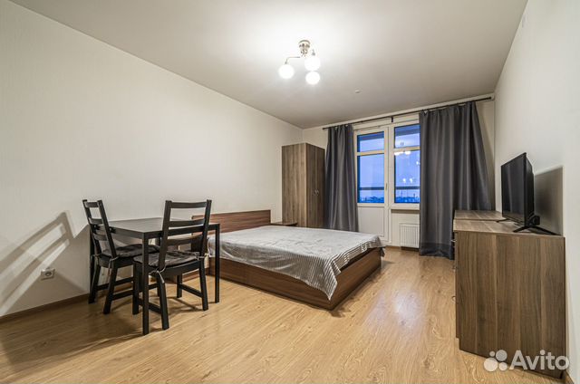 

Квартира-студия, 32 м², 1 кровать